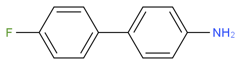 4-(4-fluorophenyl)aniline_分子结构_CAS_324-93-6