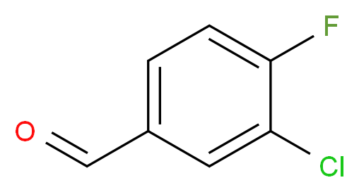 3-Chloro-4-fluorobenzaldehyde_分子结构_CAS_34328-61-5)