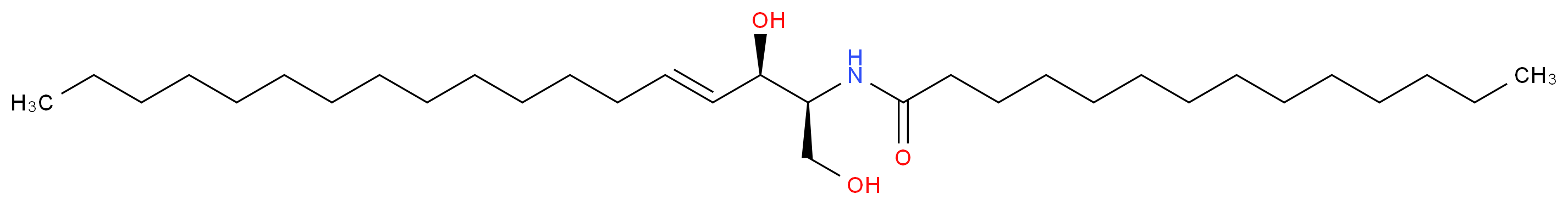 C14 Ceramide_分子结构_CAS_34227-72-0)