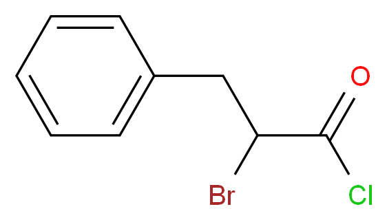 2-Bromo-3-phenylpropanoyl chloride_分子结构_CAS_42762-86-7)