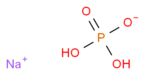 Monosodium phosphate_分子结构_CAS_7558-80-7)