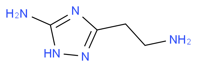 3-(2-aminoethyl)-1H-1,2,4-triazol-5-amine_分子结构_CAS_56436-29-4)