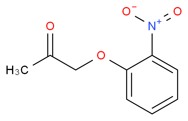 1-(2-Nitrophenoxy)acetone_分子结构_CAS_5330-66-5)