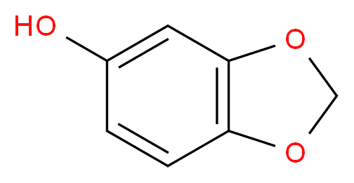 2H-1,3-benzodioxol-5-ol_分子结构_CAS_33-31-3