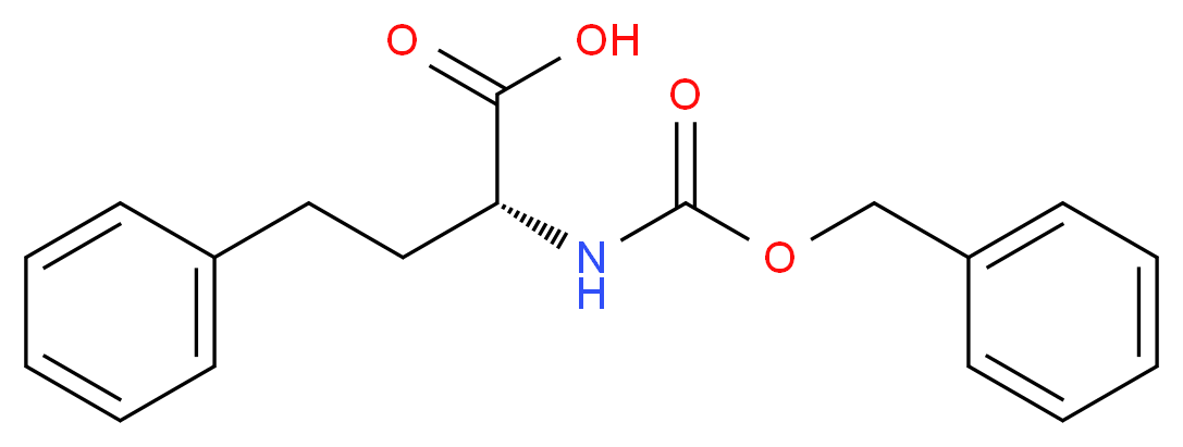 (R)-2-(((Benzyloxy)carbonyl)aMino)-4-phenylbutanoic acid_分子结构_CAS_138812-70-1)