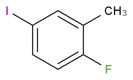 1-fluoro-4-iodo-2-methylbenzene_分子结构_CAS_452-68-6