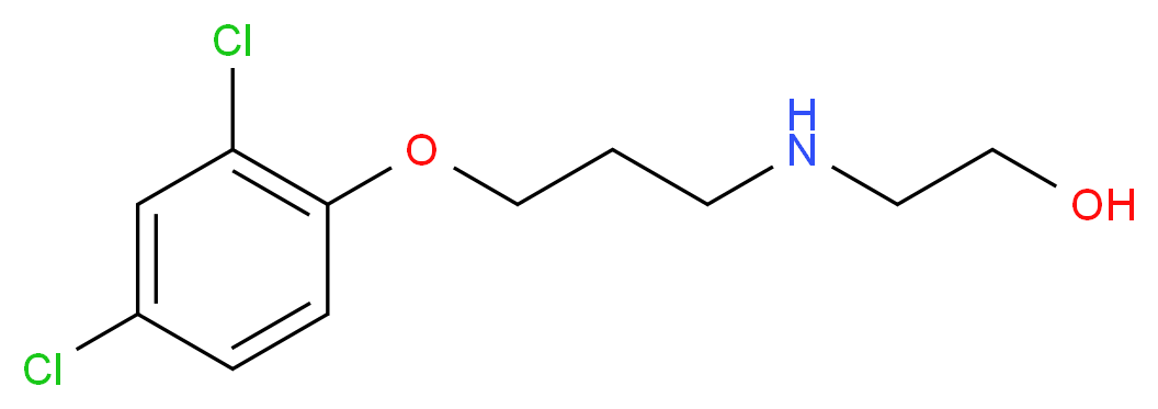 2-{[3-(2,4-dichlorophenoxy)propyl]amino}ethanol_分子结构_CAS_418775-76-5)