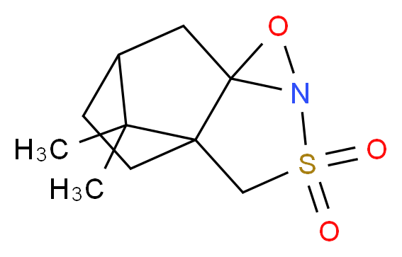 11,11-dimethyl-5-oxa-3λ<sup>6</sup>-thia-4-azatetracyclo[6.2.1.0<sup>1</sup>,<sup>6</sup>.0<sup>4</sup>,<sup>6</sup>]undecane-3,3-dione_分子结构_CAS_104372-31-8