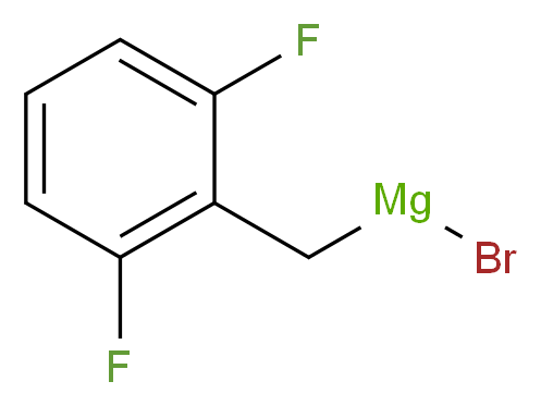 bromo[(2,6-difluorophenyl)methyl]magnesium_分子结构_CAS_107549-26-8