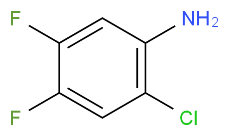 2-chloro-4,5-difluoroaniline_分子结构_CAS_)