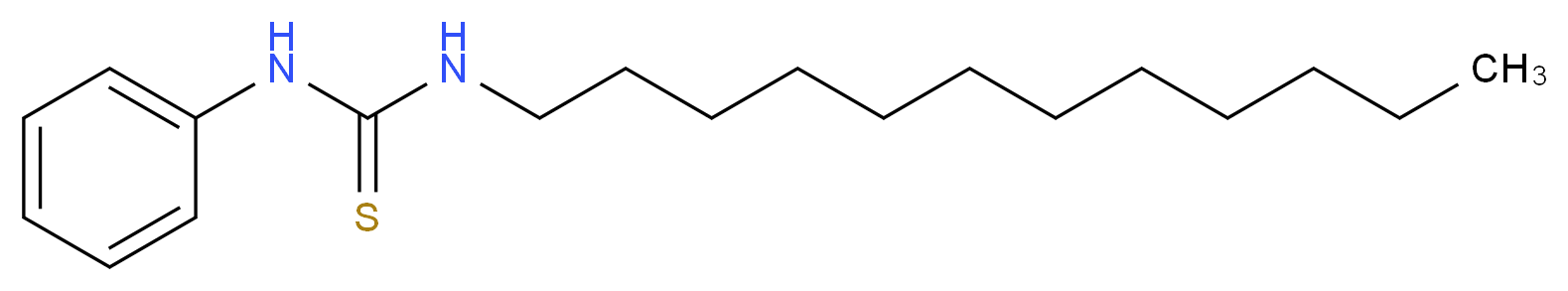 3-dodecyl-1-phenylthiourea_分子结构_CAS_63980-78-9