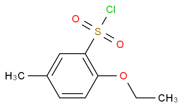 2-ethoxy-5-methylbenzene-1-sulfonyl chloride_分子结构_CAS_187471-28-9