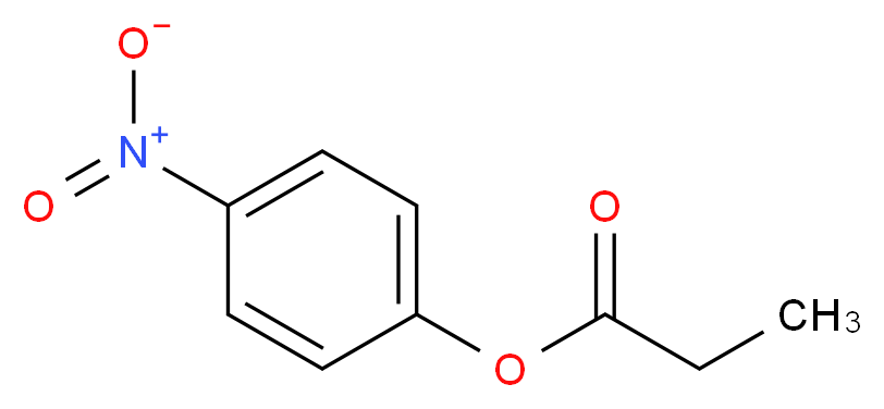 4-Nitrophenyl propionate_分子结构_CAS_1956-06-5)