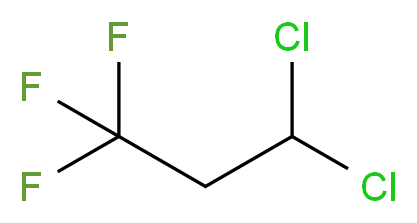 3,3-dichloro-1,1,1-trifluoropropane_分子结构_CAS_460-69-5