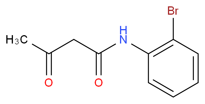 N-(2-bromophenyl)-3-oxobutanamide_分子结构_CAS_52700-65-9