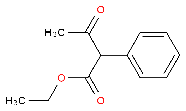 ethyl 3-oxo-2-phenylbutanoate_分子结构_CAS_5413-05-8