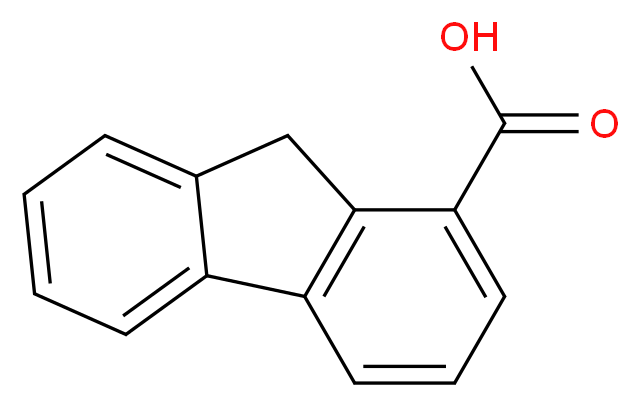 1-FLUORENECARBOXYLIC ACID_分子结构_CAS_6276-03-5)