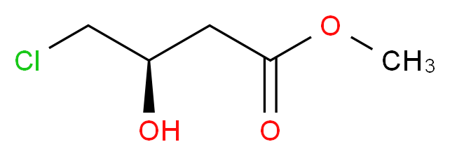 (R)-Methyl 4-chloro-3-hydroxybutanoate_分子结构_CAS_88496-70-2)