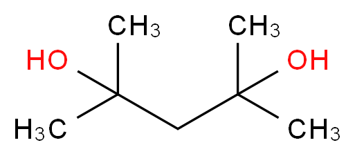 2,4-dimethylpentane-2,4-diol_分子结构_CAS_24892-49-7