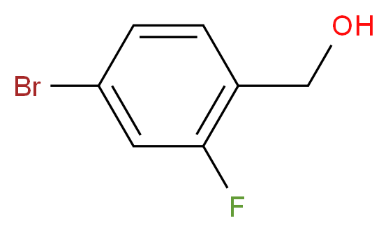 (4-Bromo-2-fluorophenyl)methanol_分子结构_CAS_64051-79-2)