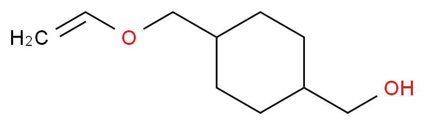 {4-[(ethenyloxy)methyl]cyclohexyl}methanol_分子结构_CAS_114651-37-5