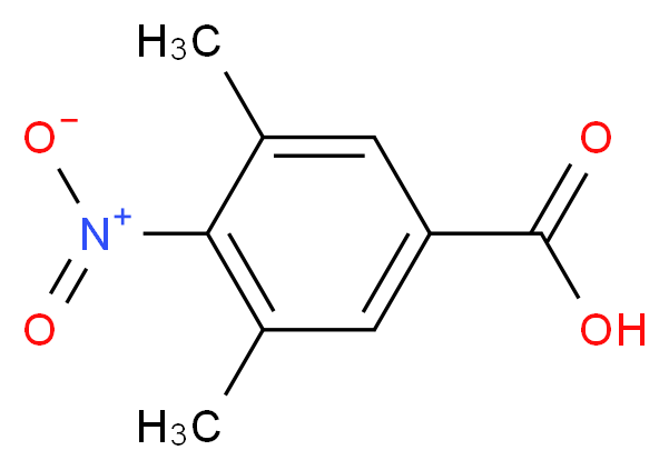 3,5-DiMethyl-4-nitrobenzoic acid_分子结构_CAS_3095-38-3)