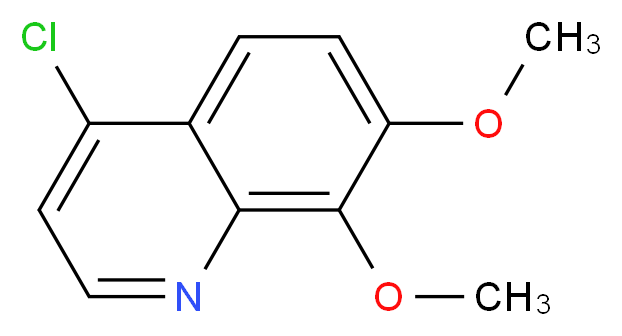 4-Chloro-7,8-dimethoxyquinoline_分子结构_CAS_99878-79-2)