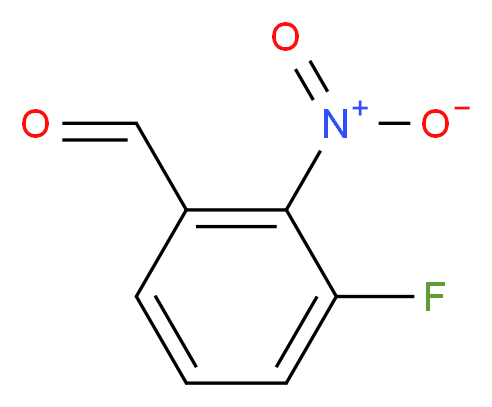 3-Fluoro-2-nitro-benzaldehyde_分子结构_CAS_872366-63-7)