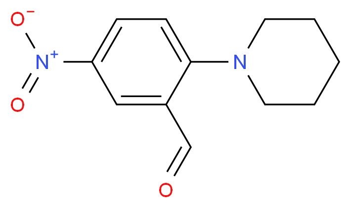 5-Nitro-2-(piperidin-1-yl)benzaldehyde_分子结构_CAS_30742-60-0)