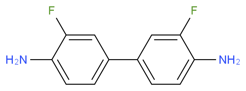 3,3'-Difluoro-[1,1'-biphenyl]-4,4'-diamine_分子结构_CAS_448-97-5)