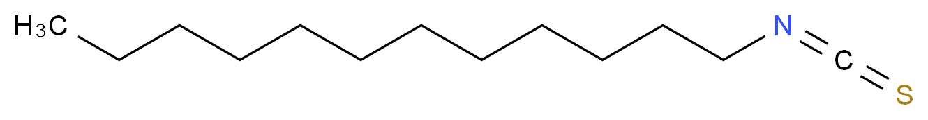 1-isothiocyanatododecane_分子结构_CAS_1072-32-8