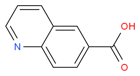 quinoline-6-carboxylic acid_分子结构_CAS_10349-57-2