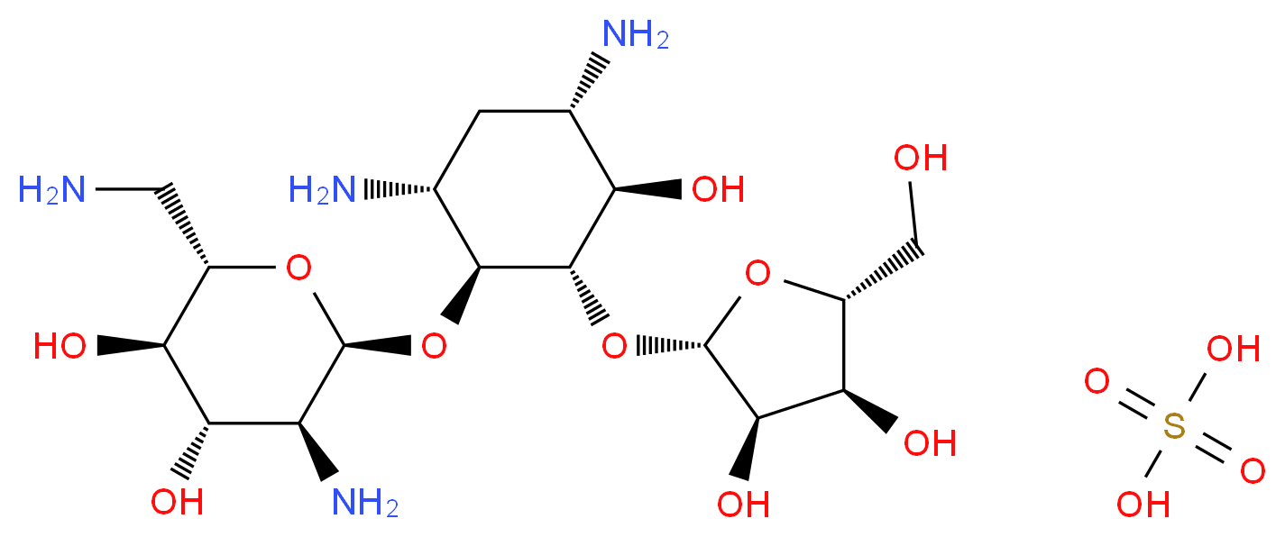Ribostamycin sulfate salt_分子结构_CAS_53797-35-6)