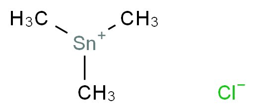 三甲基氯化锡_分子结构_CAS_1066-45-1)