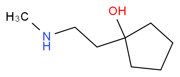 1-[2-(Methylamino)ethyl]cyclopentanol_分子结构_CAS_959238-35-8)