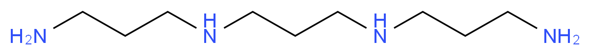 (3-aminopropyl)({3-[(3-aminopropyl)amino]propyl})amine_分子结构_CAS_4605-14-5