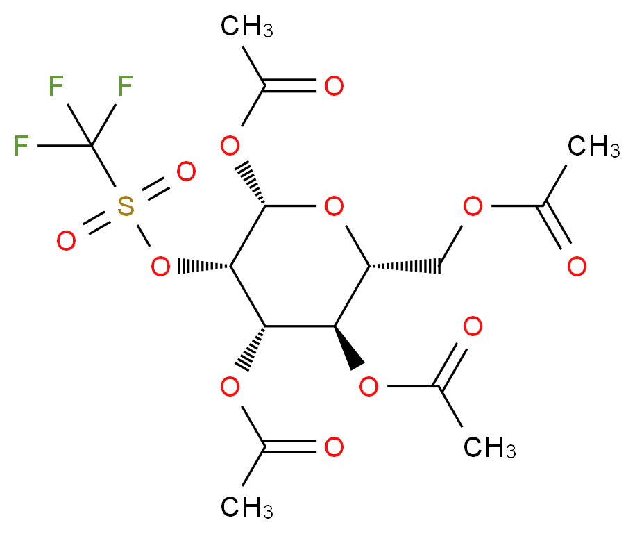 甘露糖三氟磺酸酯_分子结构_CAS_92051-23-5)