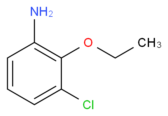 (3-chloro-2-ethoxyphenyl)amine_分子结构_CAS_53689-24-0)