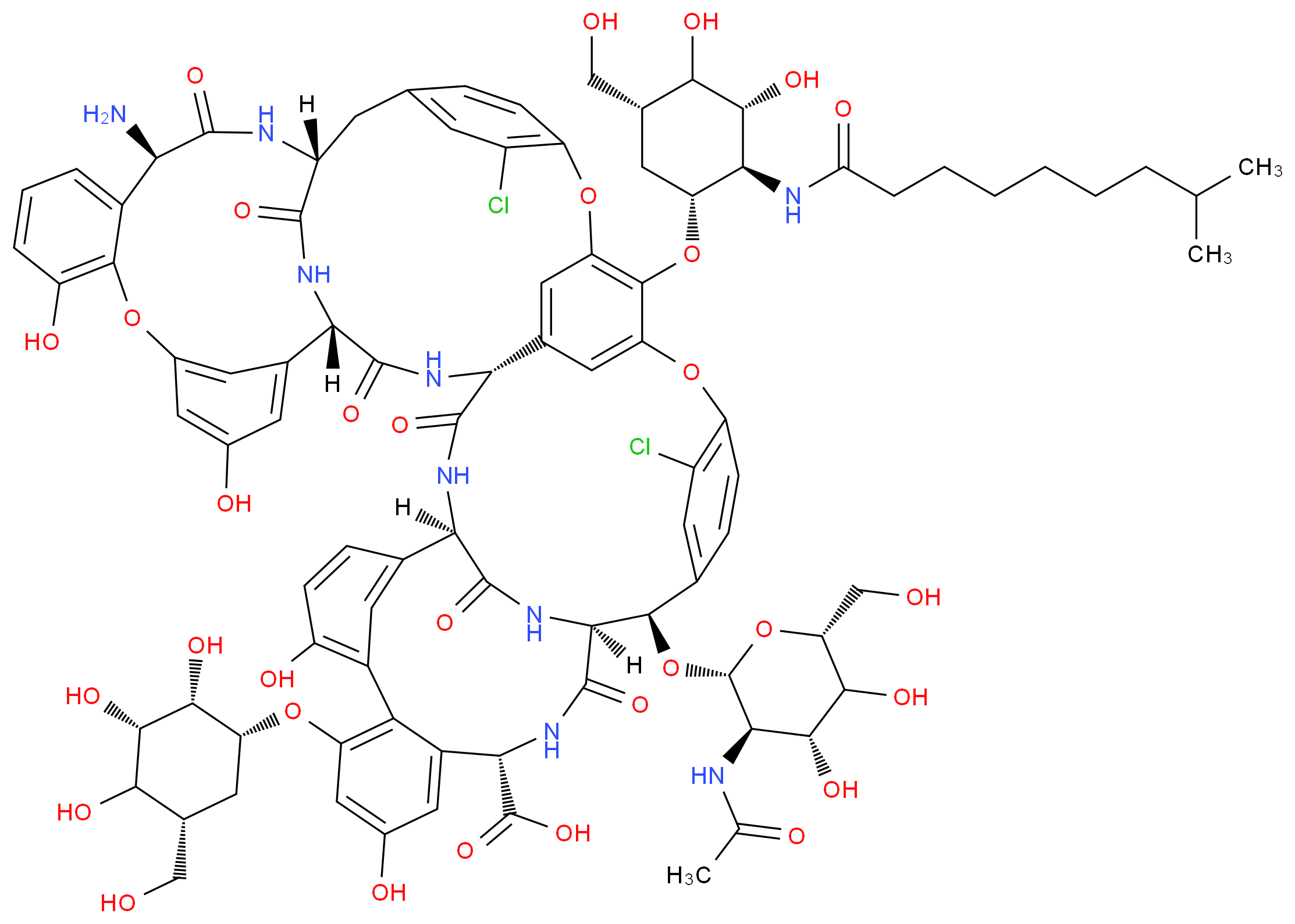 Teicoplanin_分子结构_CAS_61036-62-2)