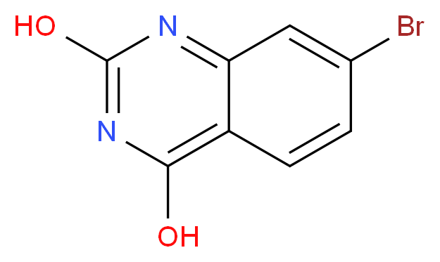 7-bromoquinazoline-2,4-diol_分子结构_CAS_114703-12-7