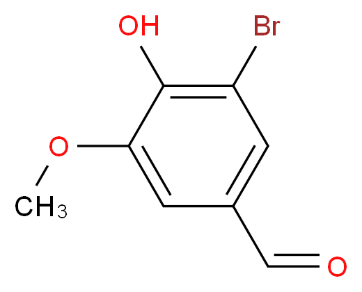 5-溴香草醛_分子结构_CAS_2973-76-4)