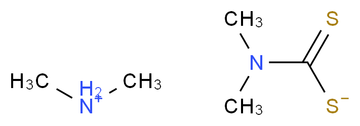 DIMETHYLAMMONIUM DIMETHYLDITHIOCARBAMATE_分子结构_CAS_598-64-1)