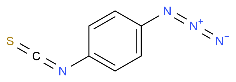 4-叠氮苯异硫氰酸酯_分子结构_CAS_74261-65-7)