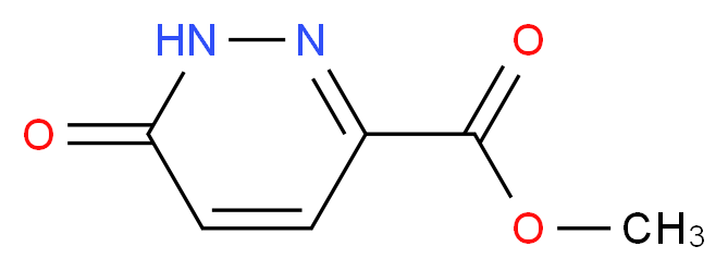 methyl 6-oxo-1,6-dihydropyridazine-3-carboxylate_分子结构_CAS_63001-30-9)