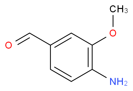 4-AMINO-3-METHOXYBENZALDEHYDE_分子结构_CAS_90151-40-9)