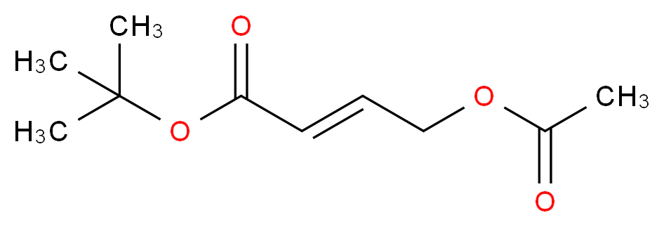 tert-butyl (2E)-4-(acetyloxy)but-2-enoate_分子结构_CAS_902154-51-2
