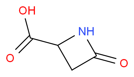 4-Oxo-2-azetidinecarboxylic acid_分子结构_CAS_98019-65-9)