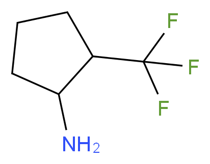 2-(trifluoromethyl)cyclopentan-1-amine_分子结构_CAS_1260678-84-9