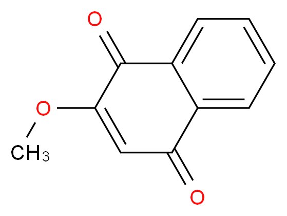 2-甲氧基-1,4-萘醌_分子结构_CAS_2348-82-5)