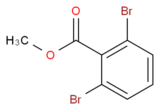 Methyl 2,6-dibromobenzoate_分子结构_CAS_873994-34-4)